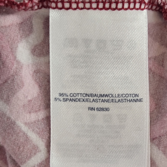 LANDS' END Long-sleeved Hearts Dress Cotton/Spandex Youth Large 14 - Picture 5 of 6